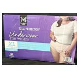 Total protection underwear for women XL 80ct