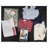 Women's size X-Large dress, pajama set, shirts