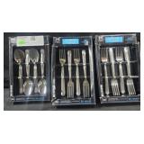 Dinner spoons 36 count. 2- Dinner forks 36 count