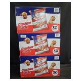 3- Cracker Jack snack 30 individual bags each