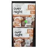 2 9pk variety oats over night protein shakes
