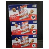3- Cracker Jack snack 30 individual bags each
