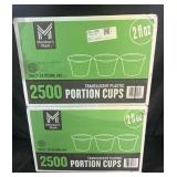 translucent plastic portion cups 5000ct