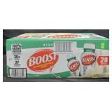 Boost Vanilla nutritional shakes 28 count 8oz