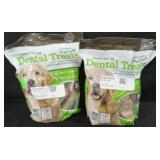 2 30ct dental treats for dogs 60oz