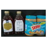 2 48oz wildflower honey. 2pk Skippy creamy peanut