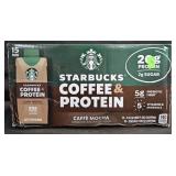 Starbucks coffee and protein 15 count 11oz