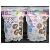 2- Drizzilicious fudge brownie bites 8oz each