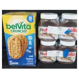 2 2pk nuttela spread 26.5oz.  25ct Belvita