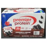 15pk premier protein cookies and cream shakes
