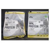 2- Levels Whey Protein powder vanilla bean 35oz