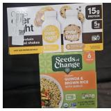 Oatmeal protein shakes 10 count. Seeds of change
