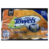 Super Premium paper towels 15 rolls