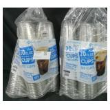 2 120ct 20fl oz clear cups