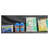 Mucus relief 56 count. ibuprofen 1200 count.