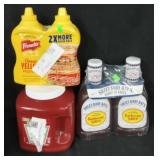 2pk French's mustard. 2pk sweet baby rays BBQ