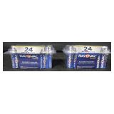 2- Rayovac AA Batteries 24 count each