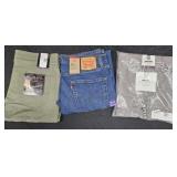 Men's size 36x34 Levi's jeans, size 36x30 pants
