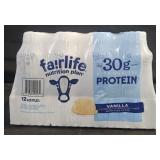 Fairlife Vanilla Protein shakes 12 count 11oz