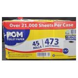POM Toilet paper 45 rolls