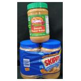 2pk 48oz Skippy super chunk peanut butter. Teddie