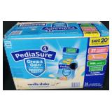 24pk pediasure vanilla shakes variety pk