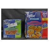 Ziploc gallon bags 208 count. Ziploc snack bags