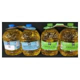 2 canola oil 96oz bottles. 2 vegetable oil 96oz