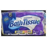 Ultra Premium bath tissue 45 rolls