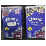 2- Kleenex ultra soft facial tissue 12 cube boxes