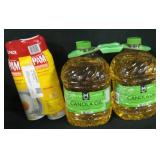 2pk 12oz Pam original. 2pk 96oz canola oil