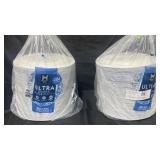 2- ultra dinner paper plates 204 plates per pack