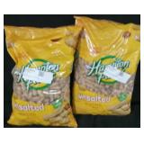 2 Hampton farms unsalted peanuts 5lb