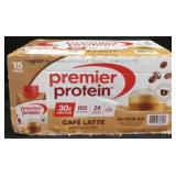 15pk premier protein Cafe latte shakes