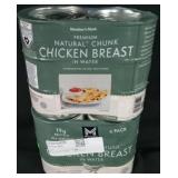 2 6pk Chicken breast in water