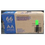 66pk AA alkaline batteries 1.5v