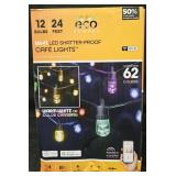 Eco Scapes LED Cafe Lights 24ft. Not tested