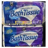 90 large rolls ultra premium bath tissue