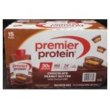 15pk premier protein chocolate peanut butter