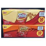 Fritos 50ct 1oz each. Cheetos 50ct 1oz each