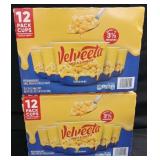 2 12pk cups Velveeta shells and cheese