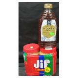 48oz. Honey wildflower honey. 2pk jif 48oz