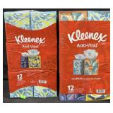 24- Kleenex Cube Boxes 3-ply tissues