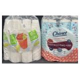 300-12 oz translucent cups & 70-16 oz Chinet