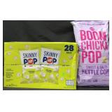 28ct skinny pop original popcorn. 25oz Angie's
