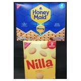 4pk honeymaid honey Graham crackers. 2pks nilla