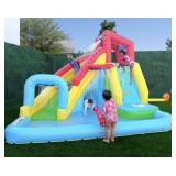 My 1st Water Slide Splash and Slide with Tunnel