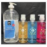 67.6 fl oz hand sanitizer & 3-15.5 fl oz