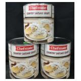 3 6lb 9oz chef mate country sausage gravy