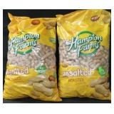 2 5lb Hampton farms unsalted peanuts